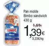 FROIZ Bimbo - pan molde sandwich oferta