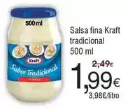 FROIZ Kraft - salsa fina tradicional oferta