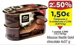 FROIZ Nestlé - mousse gold chocolate oferta