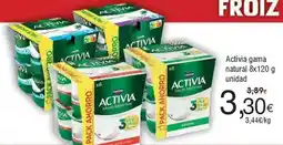 FROIZ Danone - activia gama natural oferta