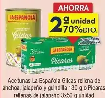 FROIZ La española - aceitunas rellena de anchoa, jalapeño y guindilla o picaras rellenas de jalapeño oferta