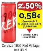 FROIZ 1906 - cerveza red vintage oferta