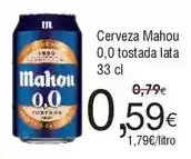 FROIZ Mahou - cerveza 0.0 tostada lata oferta