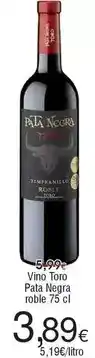 FROIZ Pata negra - vino toro roble oferta