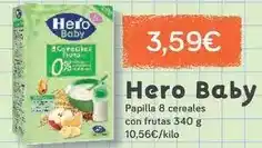 FROIZ Hero baby - papilla 8 cereales con frutas oferta