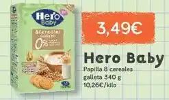FROIZ Hero baby - papilla 8 cereales galleta oferta