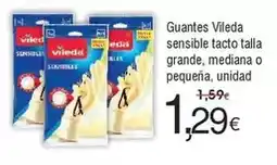 FROIZ Vileda - guantes sensible tacto talla grande, mediana o pequeña oferta