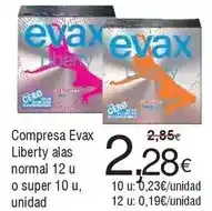 FROIZ Evax - compresa liberty alas normal o super 10 u oferta