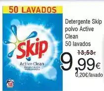 FROIZ Skip - detergente polvo active clean oferta