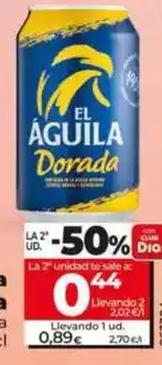 Dia El águila - cerveza dorada lata 33 cl oferta