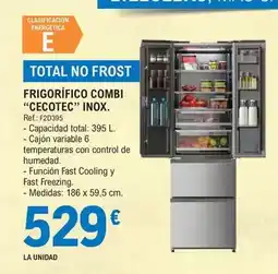 E.Leclerc Total - frigorifico combi cecotec oferta