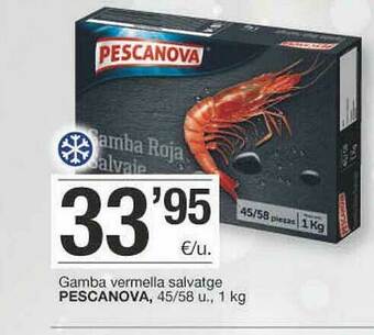 BonpreuEsclat Gamba Vermella Salvatge Pescanova oferta