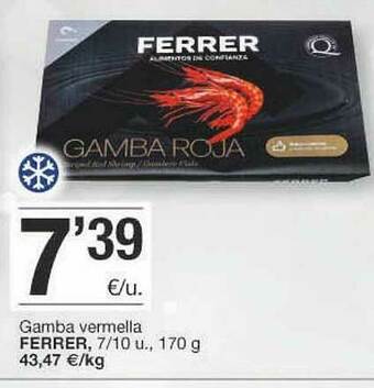 BonpreuEsclat Gamba Vermella Ferrer oferta