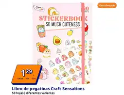 Action Libro de pegatinas Craft Sensations oferta