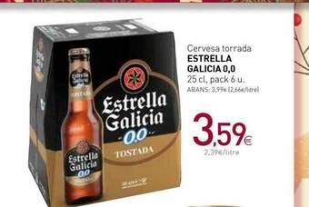 Condis Cervesa Torrada Estrella Galicia 0.0 oferta