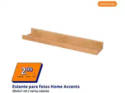 Action Estante para fotos Home Accents 58x6x7 cm oferta