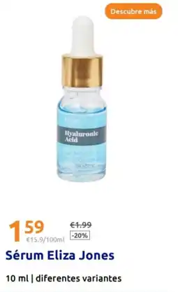 Action ELIZA JONES Sérum oferta