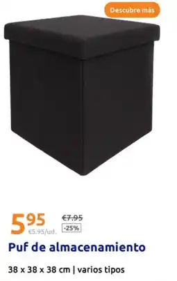 Action Puf de almacenamiento 38 x 38 x 38 cm oferta