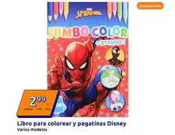 Action Libro para colorear y pegatinas Disney oferta