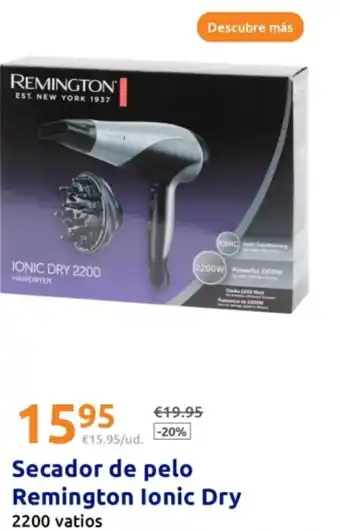 Action REMINGTON Secador de pelo Ionic Dry oferta