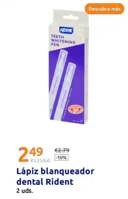Action RIDENT Lápiz blanqueador dental oferta