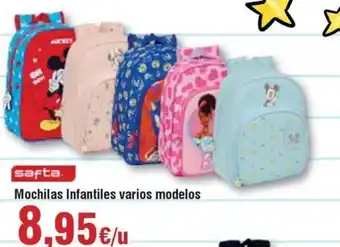 Hiper FROIZ SAFTA Infantiles varios modelos oferta