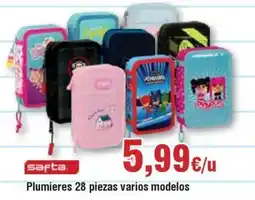 Hiper FROIZ SAFTA Plumieres 28 piezas varios modelos oferta