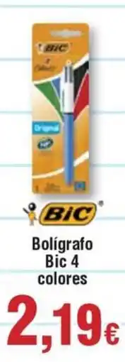 Hiper FROIZ BIC Bolígrafo 4 colores oferta