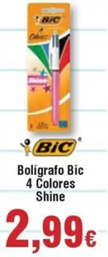 Hiper FROIZ BIC Bolígrafo 4 Colores Shine oferta