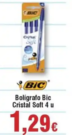 Hiper FROIZ BiC Bolígrafo Cristal Soft 4 u oferta