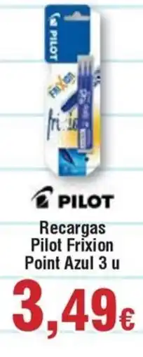Hiper FROIZ PILOT Point Azul 3 u Recargas Frixion oferta