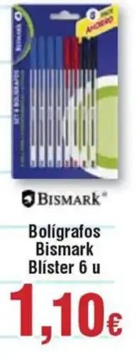 Hiper FROIZ BISMARK Bolígrafos Blister 6 u oferta