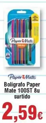 Hiper FROIZ PAPER MATE Bolígrafo 100ST 8u surtido oferta