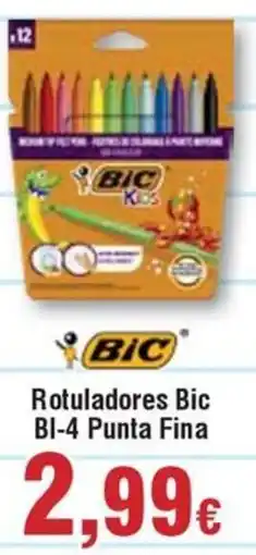 Hiper FROIZ BIC Rotuladores BI-4 Punta Fina oferta