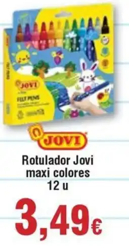 Hiper FROIZ JOVI Rotulador Jovi maxi colores oferta