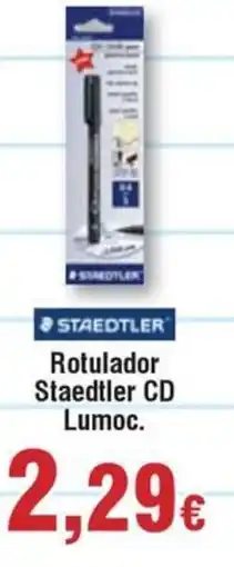 Hiper FROIZ STAEDTLER Rotulador Staedtler CD Lumoc. oferta