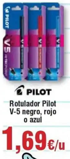 Hiper FROIZ PILOT Rotulador Pilot V-5 negro, rojo o azul oferta