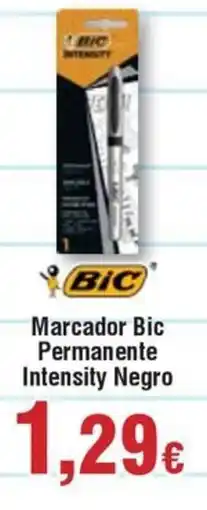 Hiper FROIZ BIC Marcador Bic Permanente Intensity Negro oferta