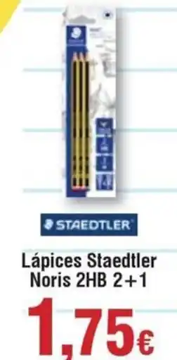 Hiper FROIZ STAEDTLER Lápices Staedtler Noris 2HB 2+1 oferta