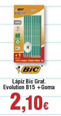 Hiper FROIZ BIC Lápiz Bic Graf. Evolution B15 +Goma oferta