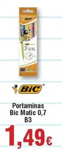 Hiper FROIZ BIC Portaminas Bic Matic 0,7 B3 oferta