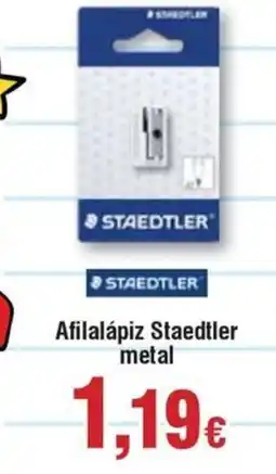 Hiper FROIZ STAEDTLER Afilalápiz Staedtler metal oferta