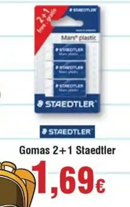 Hiper FROIZ STAEDTLER Gomas 2+1 oferta