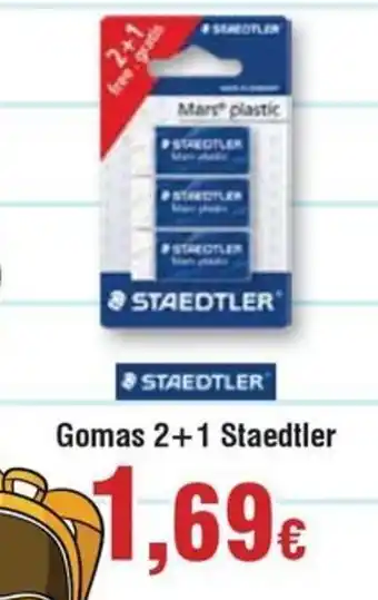 Hiper FROIZ STAEDTLER Gomas 2+1 oferta