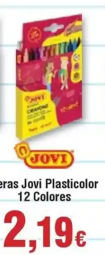Hiper FROIZ JOVI Ceras Plasticolor 12 Colores oferta