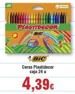 Hiper FROIZ BIC Ceras Plastidecor caja 24 u oferta