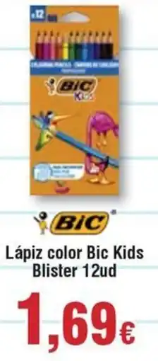 Hiper FROIZ BIC Lápiz color Kids Blister 12ud oferta