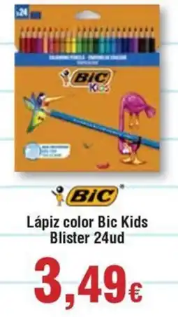 Hiper FROIZ BIC Lápiz color Kids Blister 24ud oferta