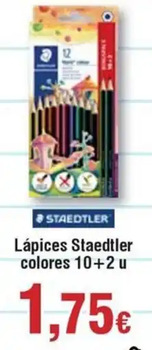 Hiper FROIZ STAEDTLER Lápices colores 10+2 u oferta