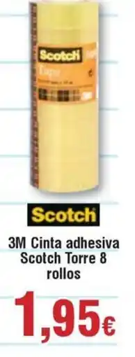 Hiper FROIZ SCOTCH 3M Cinta adhesiva Scotch Torre 8 rollos oferta